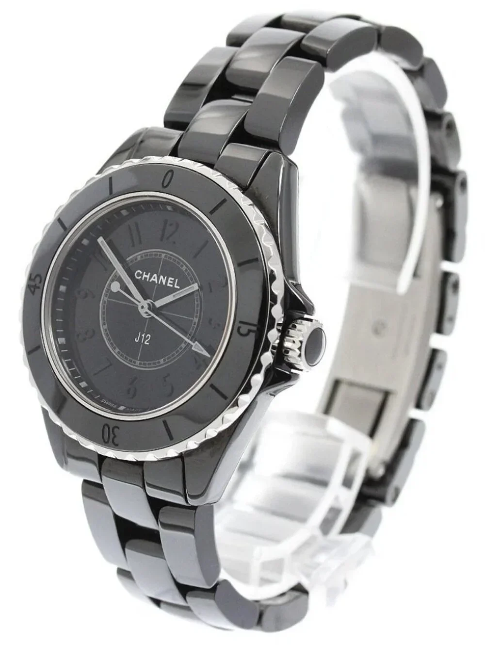 CHANEL J12 phantom H6346 black Dial Quartz Ladies Watch_967529